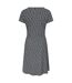 Womens/ladies orchid floral dress black Mountain Warehouse-2