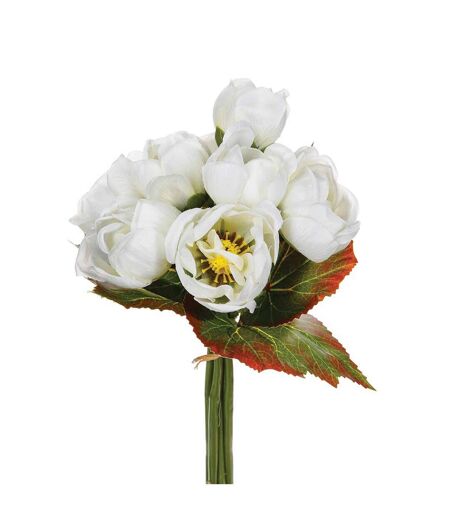 Bouquet 8 Begonias artificiels - H. 23 cm