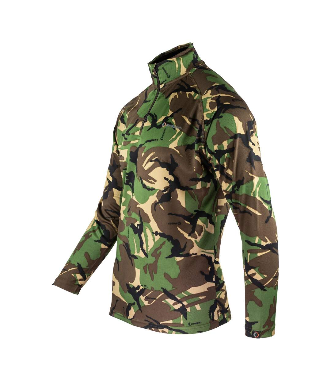 Haut De Sport Motif/style Camouflage Armour Homme Vert Marron Speero-3