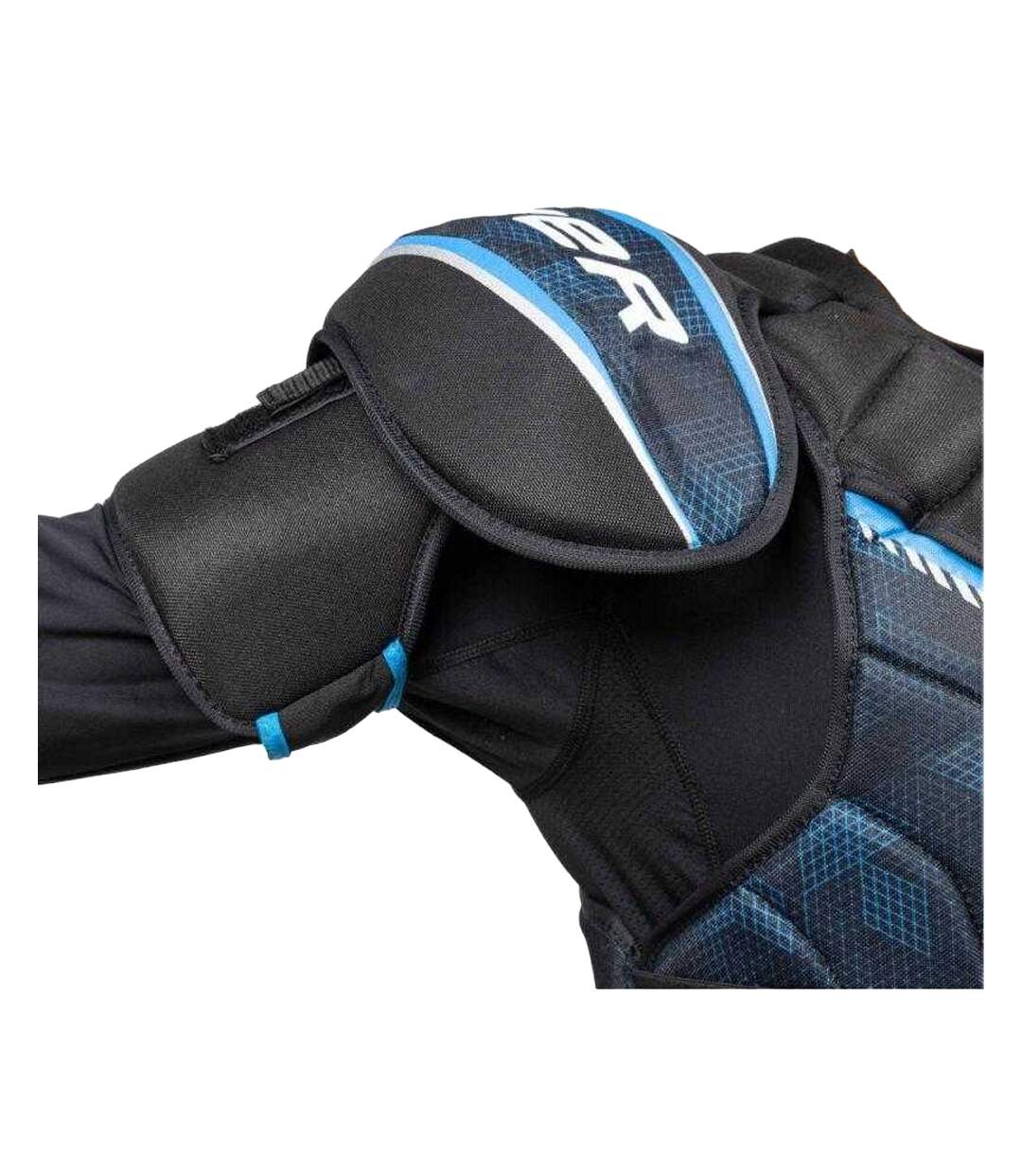 Épaulières De Hockey Sur Glace Intermediate Homme M Noir Bleu Bauer-4