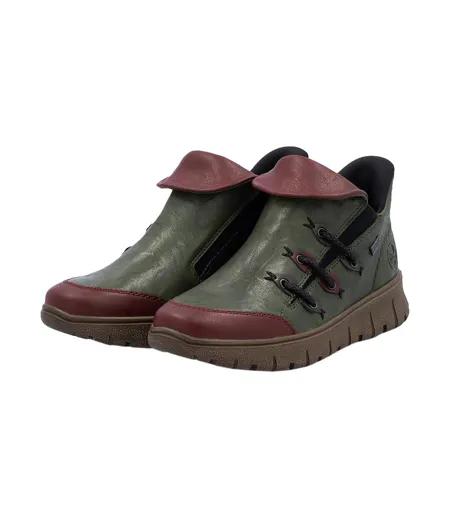 Basket Montante Cuir Rieker Maya