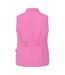 Womens/ladies Quilted Gilet Raspberry Lazy Jacks-2
