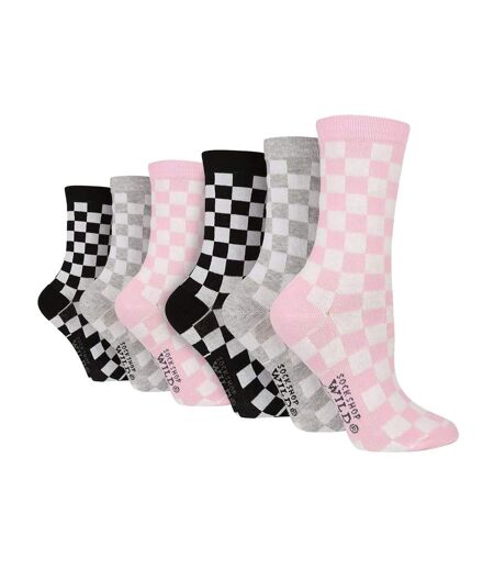 Wildfeet - 6 Paires Femme Chaussettes Animaux Rigolotes Humour