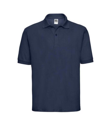 Polo À Manches Courtes Homme Bleu Marine Russell