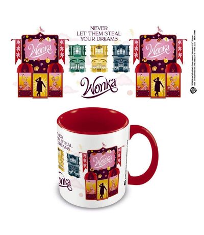 Wonka - Mug NEVER LET THEM STEAL YOUR DREAMS (Blanc / Rouge) (Taille unique) - UTPM8063