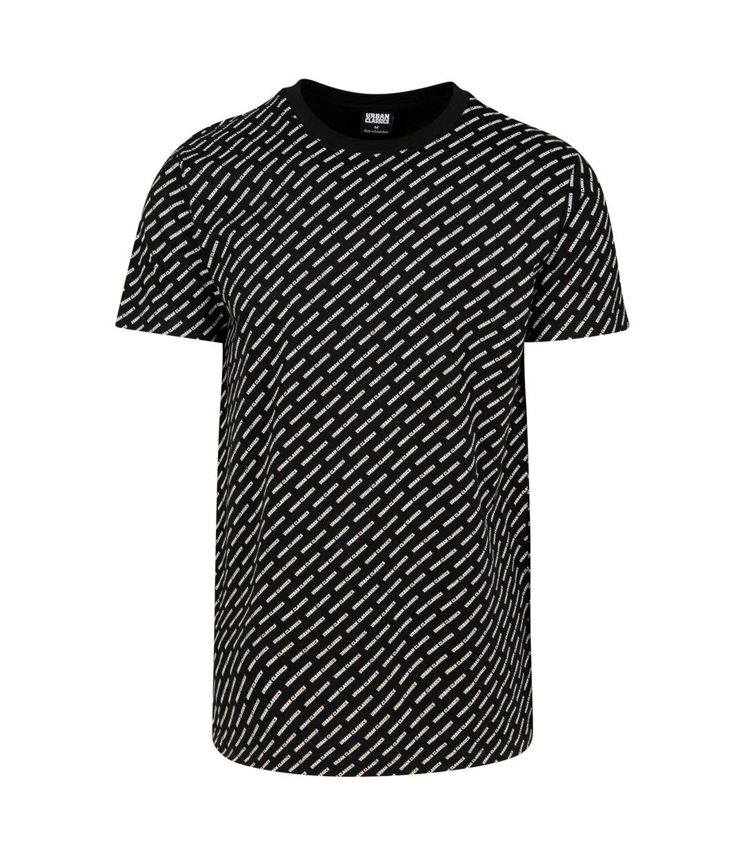 T-shirt Motif/style Logo Partout Homme Noir Urban Classics-1