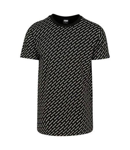 T-shirt Motif/style Logo Partout Homme Noir Urban Classics