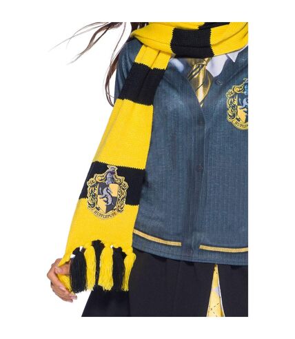 Harry Potter Deluxe Hufflepuff Scarf (Yellow/Black) (One Size) - UTBN4607