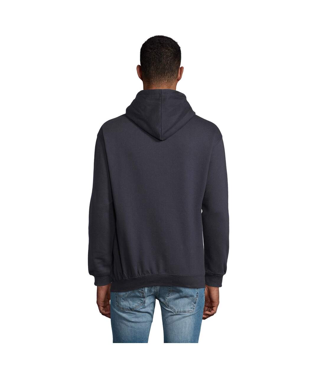 Sweat À Capuche Condor Adulte Bleu Marine Français SOLS-2