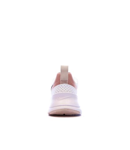 Baskets blanches/roses femme nike air max nuaxis