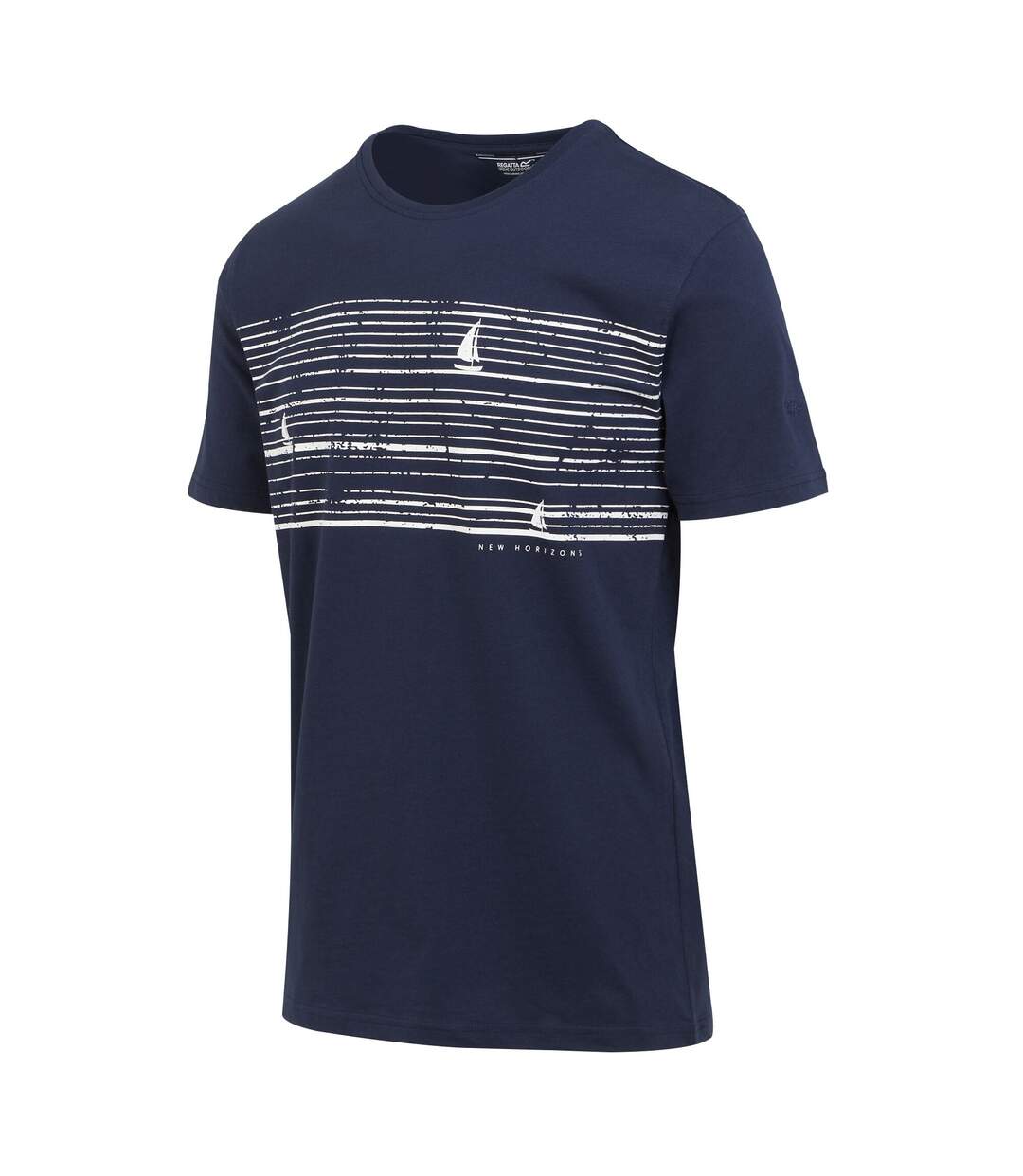 T-shirt Cline Homme Bleu Marine Regatta-3
