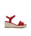Sandales à talons rouge femme tommy hilfiger wedgeee-2