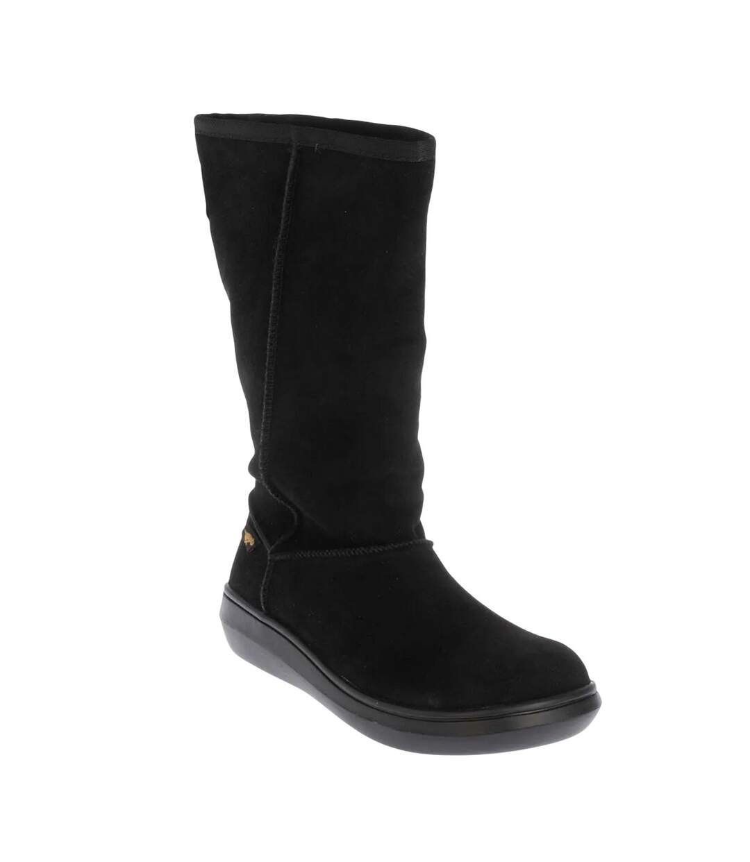 Womens/ladies sugar daddy suede winter boots black Rocket Dog-1