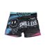 Boxer noir/bleu à imprimés homme freegun gli-1