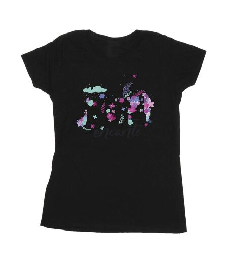Disney T-shirt en coton Encanto Casita Femme/Femme (Noir) - UTBI19570