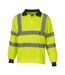 Polo Haute Visibilité Homme Jaune Fluo Yoko-1