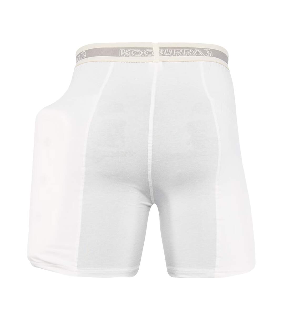 Mens Protective Padded Shorts White Kookaburra-2