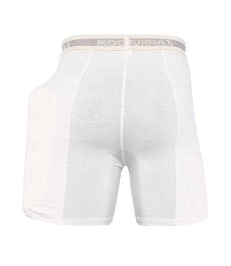 Mens Protective Padded Shorts White Kookaburra