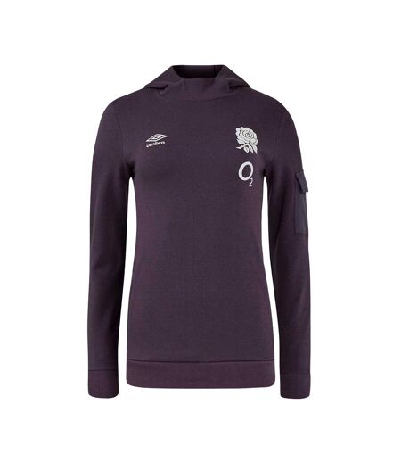 Mens 2024 England Rugby Long-sleeved Hoodie Nightshade Umbro
