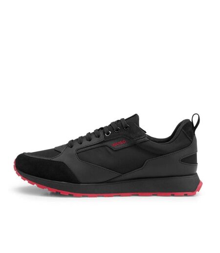 Baskets Icelin Homme Noir Rouge Hugo
