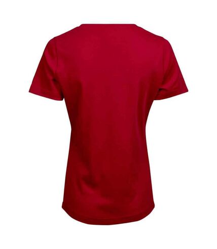 Tee Jays Womens/Ladies Interlock T-Shirt (Red) - UTPC3842