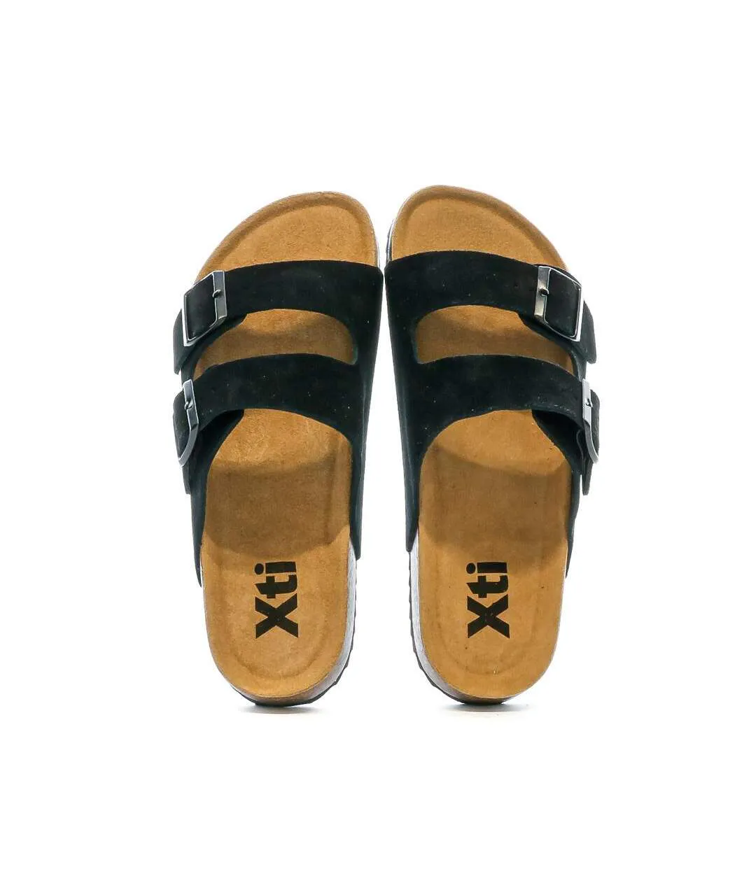 Sandales noir homme xti cuir 142553-3