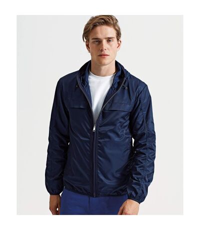 Mens Shell Lightweight Jacket Dark Navy Asquith & Fox