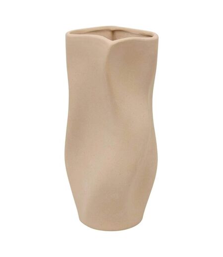 Vase Déco en Dolomite Grigor 25cm Beige