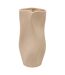 Vase Déco en Dolomite Grigor 25cm Beige-1