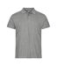 Unisex Adult Single Jersey Polo Shirt Grey Melange Clique-1