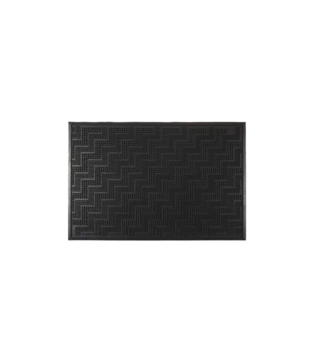 Paillasson Grattoir Antidérapant 40x60cm Noir-1