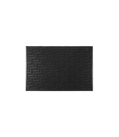 Paillasson Grattoir Antidérapant 40x60cm Noir