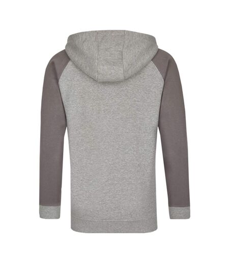 Sweat À Capuche My Mate Homme Gris Chiné Gris Uni Miners Mate