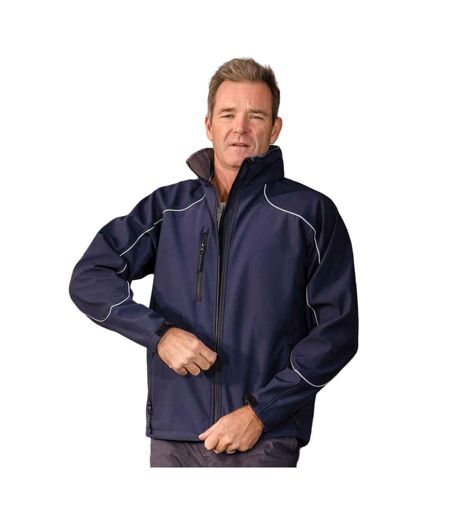 Veste softshell ice fell homme bleu marine WORK-GUARD by Result WORK-GUARD by Result