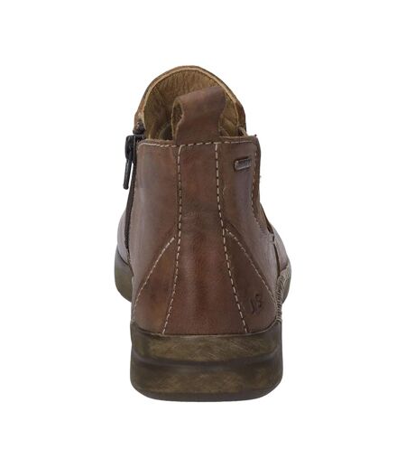 Bottes Chelsea En Cuir Conny 57 Femmes/dames Marron Cognac Josef Seibel
