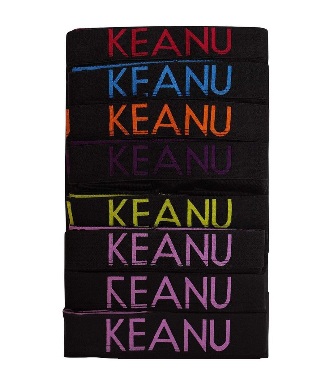 Boxers Motif/style Néon Homme Orange Bleu Violet Vert Rose Rouge Noir Keanu-4