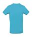 Tee-shirt B&c Mens #e190 Bleu Azur B And C-2