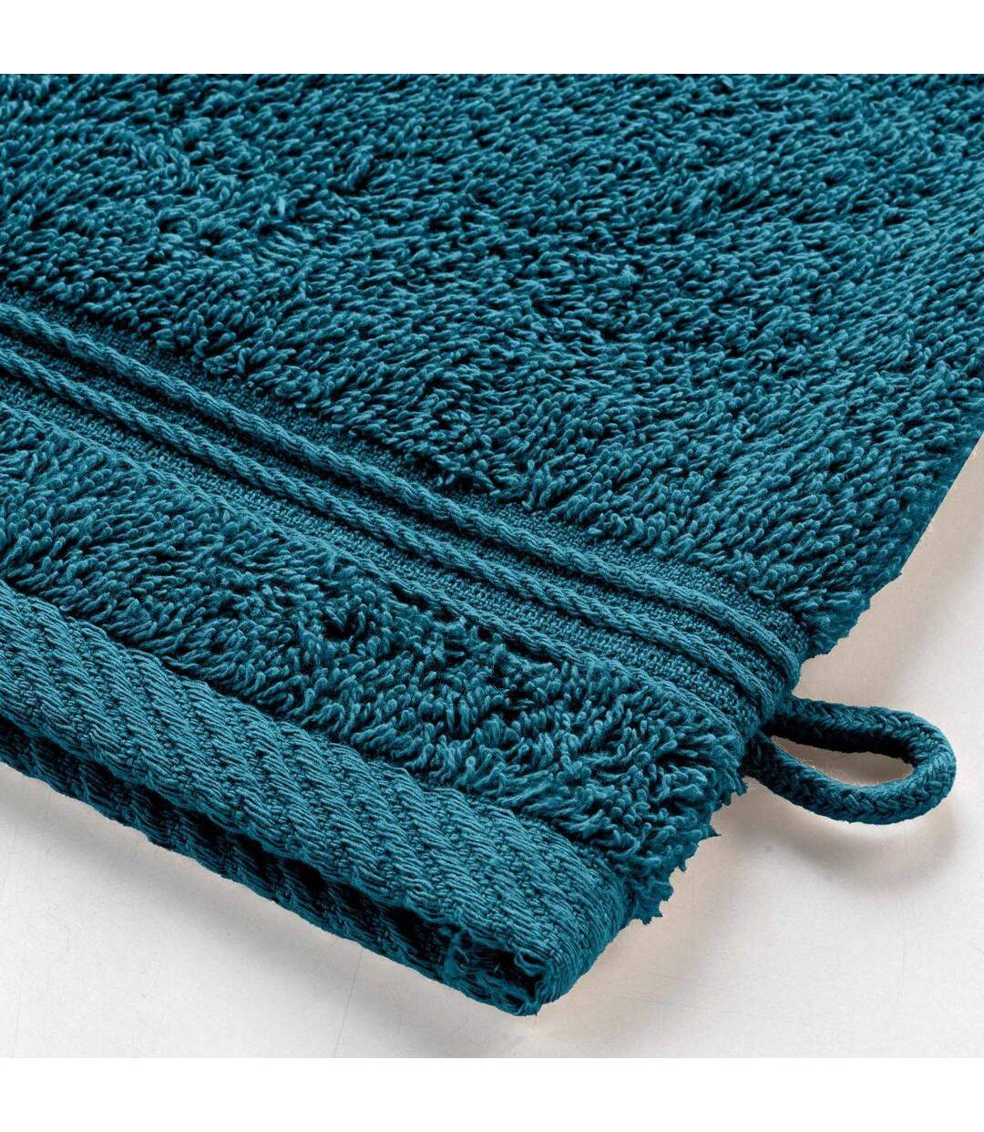 Lot de 2 Gants de Toilette Tendresse 15x21cm Bleu Indigo-3