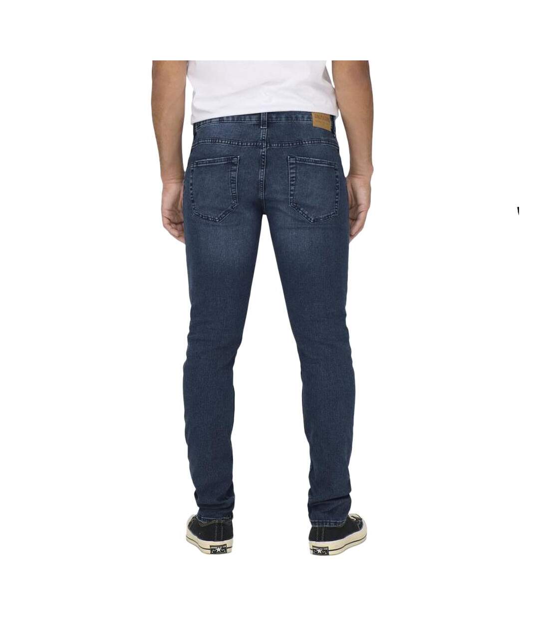 Jean Bleu foncé Homme Only & Sons Weft 790 - W28-L32-2