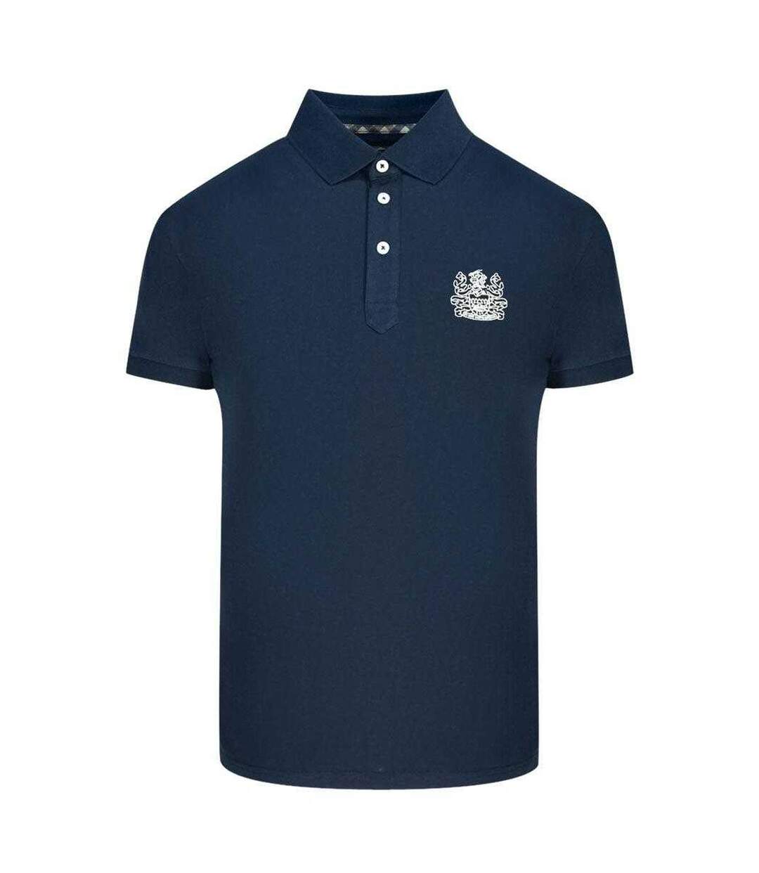 Mens Aldis Polo Shirt Navy Aquascutum-1