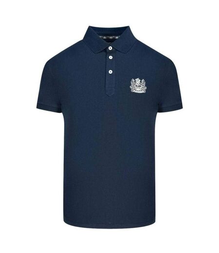 Mens Aldis Polo Shirt Navy Aquascutum
