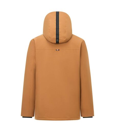 Veste Imperméable, Unie Et Isolante À Capuche Marron Homme Marron Jaune Regatta