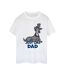 Disney Womens/Ladies Lady And The Tramp Just Like Dad Cotton Boyfriend T-Shirt (Blanc) - UTBI30762-1