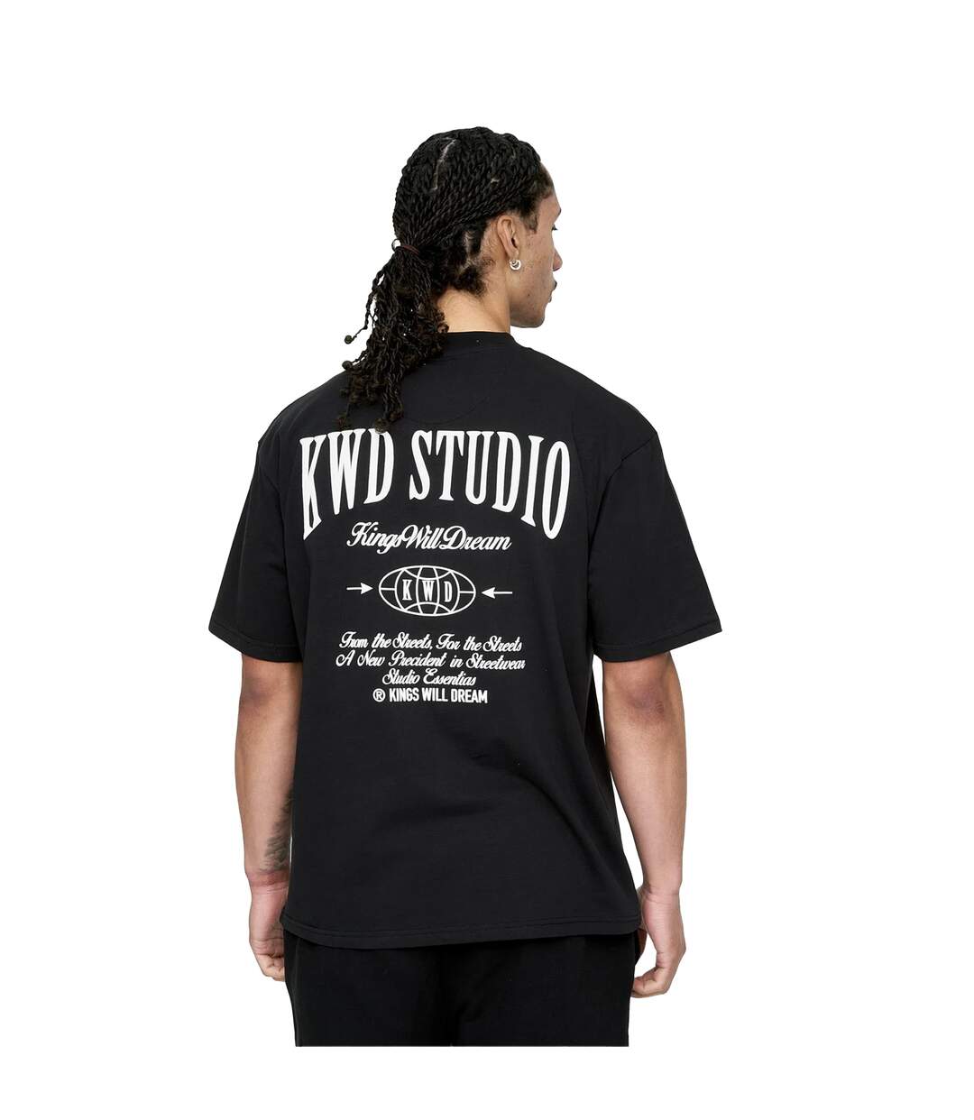 Mens Studios T-shirt Black Kings Will Dream-3