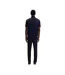 Mens Parris 102 Mercerised Cotton Polo Shirt Dark Blue Boss-3