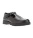 Womens/ladies Finley Leather T-bar Formal Shoes Black Kickers-4