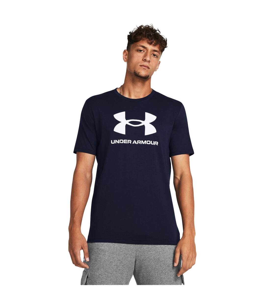 T-shirt Style Logo Sportstyle Homme Bleu Marine Under Armour-1