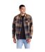 Mens Seth Bonded Fleece Jacket Dark Beige Animal-4