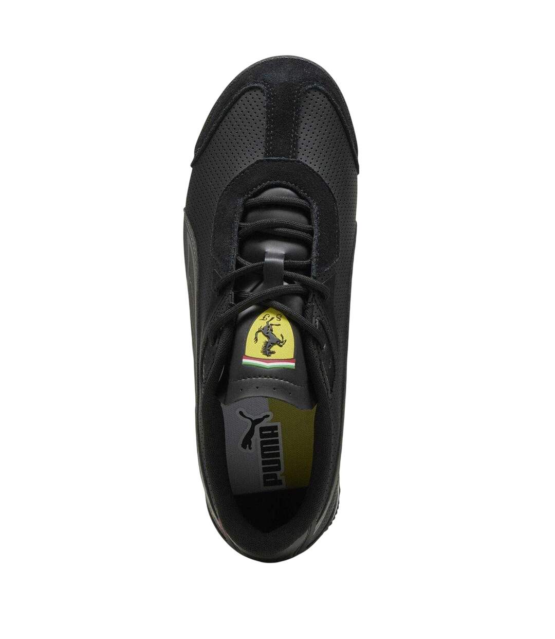 Mens Sf Roma S Low Cut Flat Trainers  Black Puma-3