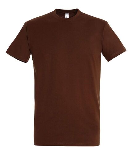 T-shirt manches courtes - Mixte - 11500 - marron